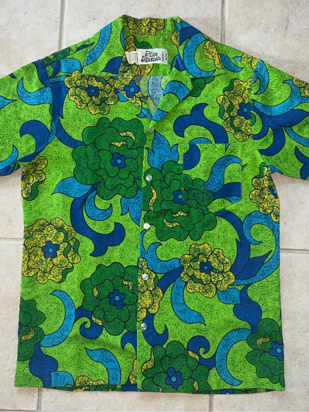 60-70’s Vintage Hilo Hattie's Hawaiian Shirt Men’s Medium